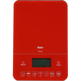 Fakir Molly Kitchen Scale red