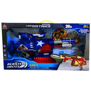 Blaster Shots Kai Li Toys SB541 Toys Blue&Red
