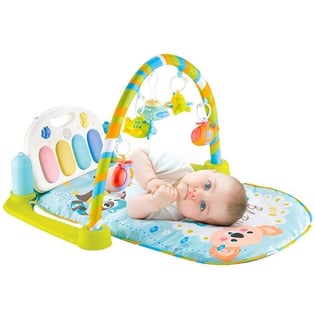 Carpet for Children Baby`s Piano Gym Mat 9905A Green