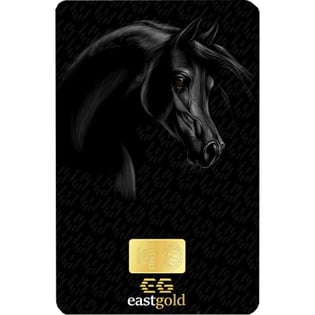 East Gold Horse qızıl külçə 0.5 qr