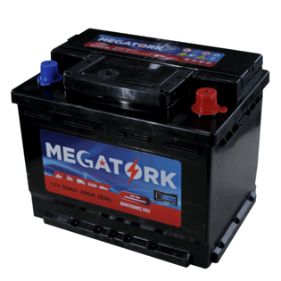 Megatork - 60 AH 12V L2-SMF-B13-(0)-(A)- AKU AVROPA