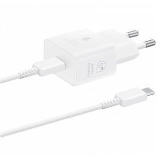 Samsung Fast USB-C Port/Cable-Type C 25W EP-T2510XWEGRU White