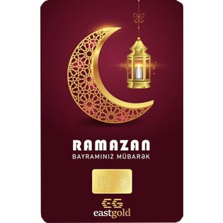 East Gold Ramazan-2 qızıl külçə 0.5 qr