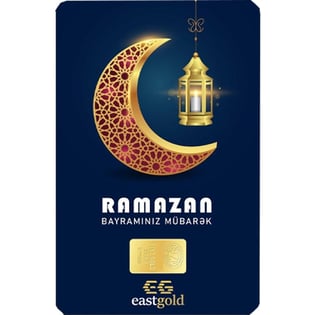 East Gold Ramazan-3 qızıl külçə 1 qr