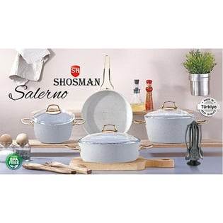 SHOSMAN SALERNO QAZAN DƏSTİ 13 PARÇA White 5101